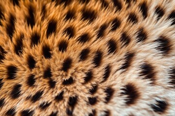 cheetah paws extreme closeup for detailed fur texture