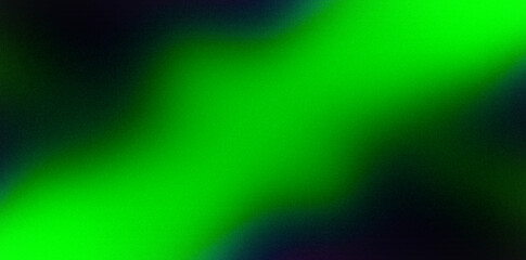 Dark green abstract unique blurred grainy background for website banner. Desktop design. A large, wide template, pattern. Color gradient, ombre, blur. Defocused, colorful, mix, bright, fun pattern