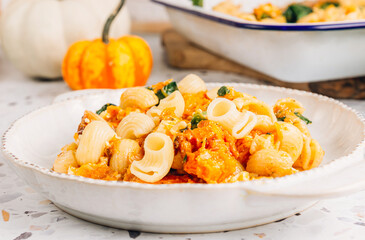 Trend Feta Pumpkin Pasta. Fall food