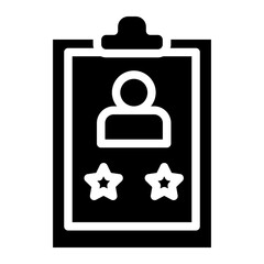 id card glyph icon