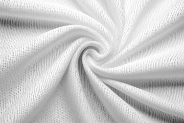Photo sur Plexiglas Photographie macro macro of white linen handkerchiefs fabric weave