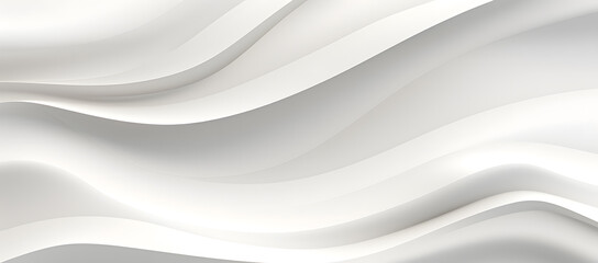 Obraz premium Abstract white floating wave design wallpaper