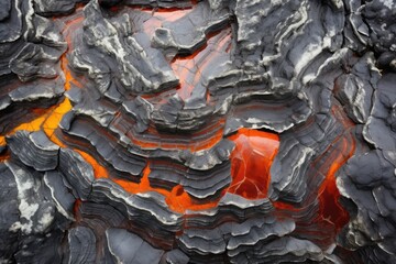 lava solidifying with a glass-like appearance tachylite