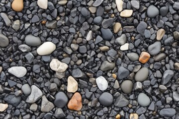 Fototapeta na wymiar texture of volcanic pebbles and stones