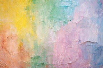 Fototapeta na wymiar layered oil paint in pastel shades on canvas