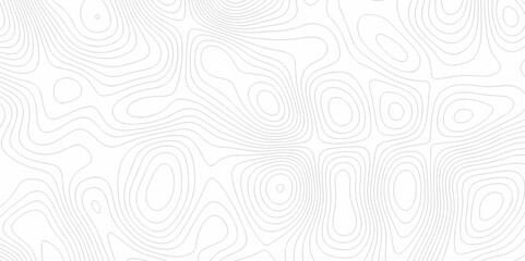 Seamless pattern wave lines Topographic map. Geographic mountain relief. Abstract lines background. Contour maps. Vector illustration, Topo contour map on white background, Topographic contour lines