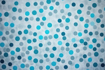 large polka dots in various shades of blue on grey surface