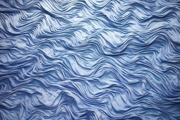 Fototapeta premium silky bedspread creating rippling wave patterns