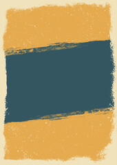 Minimalistic abstract poster colorful design