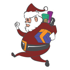 Santa clause with gifts 1