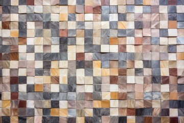 mixed color slate tiles forming a mosaic pattern
