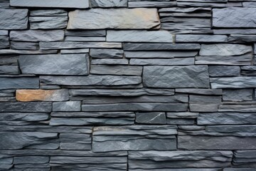 slate wall with recessed grout lines