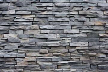 vertical shot of vertically laid stone wall