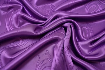 Obraz premium intricate pattern of purple satin twill fabric