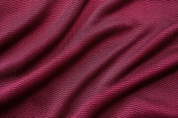 textured burgundy twill fabric in macro shot
