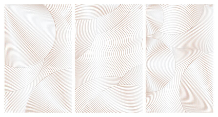 Abstract background with dynamic lines illustration.