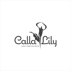 Lily Flower Logo Design Vector Image