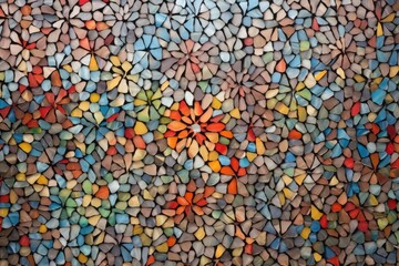 Fototapeta na wymiar multicolor mosaic-like wallpaper design