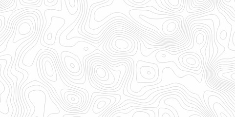 Fototapeta na wymiar Seamless pattern wave lines Topographic map. Geographic mountain relief. Abstract lines background. Contour maps. Vector illustration, Topo contour map on white background, Topographic contour lines.