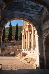 Obraz premium Buildings in the Ancient City of Ephesus, Ancient Buildings. Historical places. High quality photo