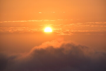 高谷山　高谷山霧の海展望台　広島　日の出　雲海
