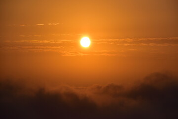 高谷山　高谷山霧の海展望台　広島　日の出　雲海
