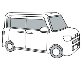 シンプルな車素材