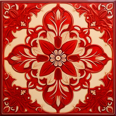Picture of floor tile pattern wall tiles Home decoration pattern or ceiling.