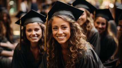 Obraz premium portrait of a happy smiling young woman
