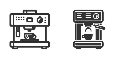 Coffee machine icon. Vector illustration