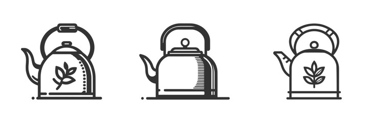 Kettle icon. Teapot. Vector illustration