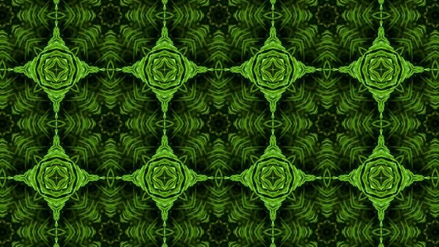 Abstract kaleidoscope ornament mandala motion background pattern video animation 