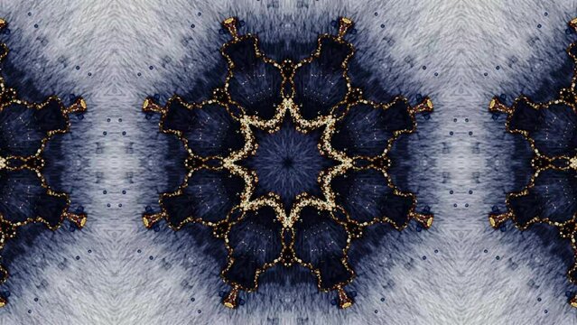 Kaleidoscope ornament mandala motion tile background pattern animation wallpaper