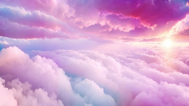 pink dreamy cloud sequence