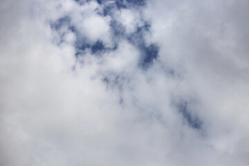 Fototapeta na wymiar white clouds against a blue clear sky