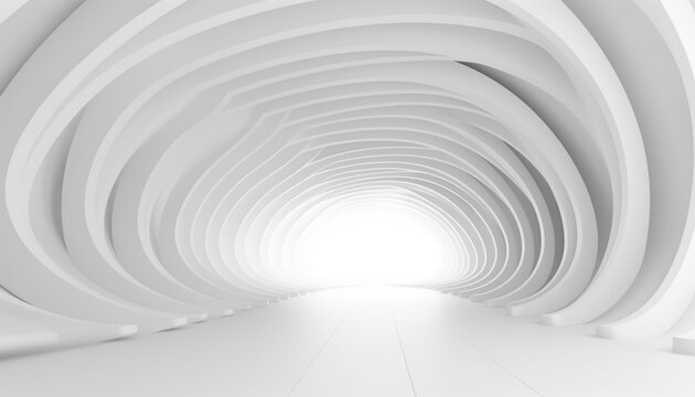 abstract 3d tunnel generating by AI technology © Muhammad