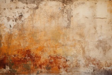 texture of old painted rusty wall surface