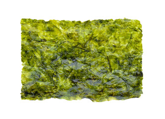 Sheet of dried seaweed, Crispy seaweed transparent png - obrazy, fototapety, plakaty