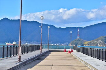 広島　因島　海