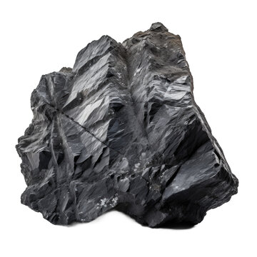 Hornblende Rock Isolated On Transparent Background