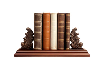 Good Looking Decorative Bookend Isolated on Transparent Background PNG.