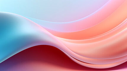 Fototapeta premium Luxury pastel glowing colours wave background. Abstract background in soft pastel colors.