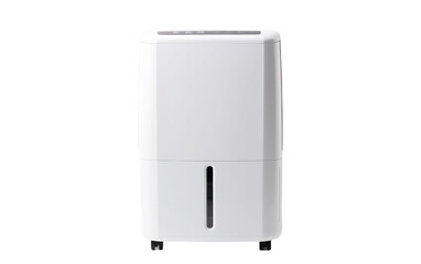 Stunning White Dehumidifier Isolated on Transparent Background PNG.