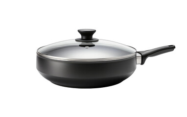 Gorgeous Silver Electric Skillet Isolated on Transparent Background PNG.