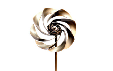 Stunning Pretty Garden Wind Spinner Isolated on Transparent Background PNG.