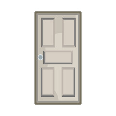 door wooden illustration