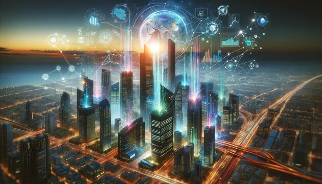 Conexiones Digitales en el Horizonte Urbano