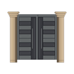 door illustration 