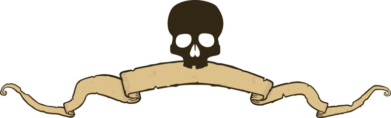 Parchment and Skull Logo