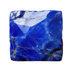 Fototapeta premium Lapis Lazuli stone isolated on transparent background